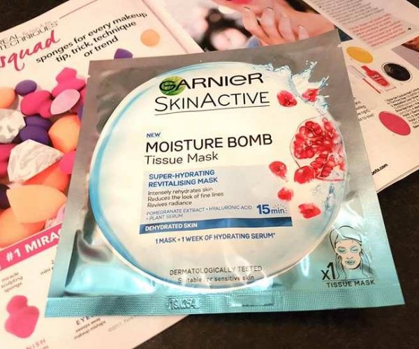 Sunday Review: Garnier Moisture Bomb Tissue Mask