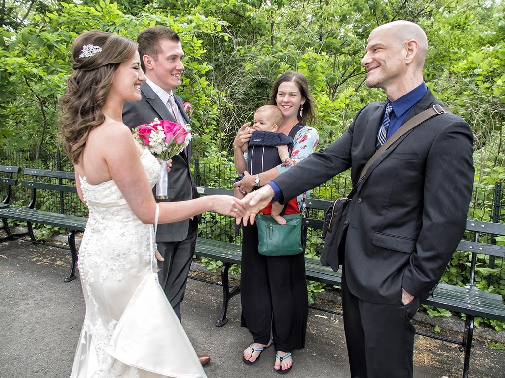 Wedding in Central Park, New York