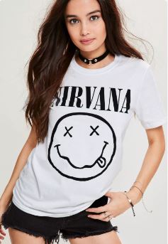 White Nirvana T-shirt