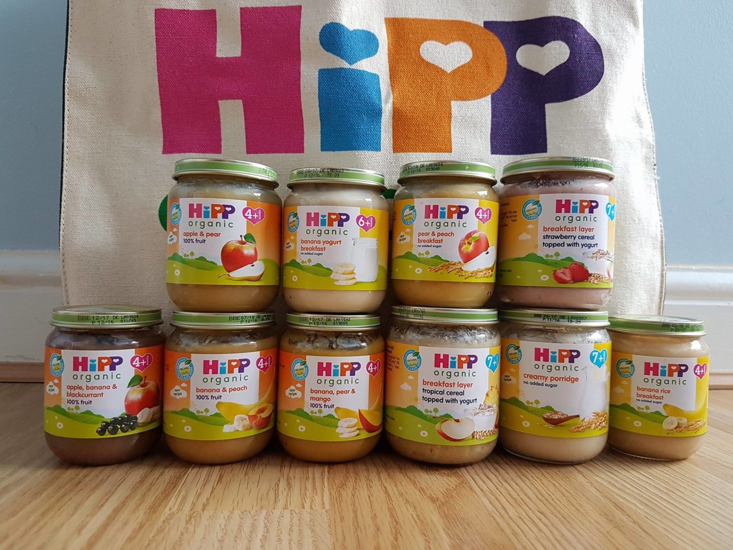 HiPP Organic Fruit and Breakfast Pots