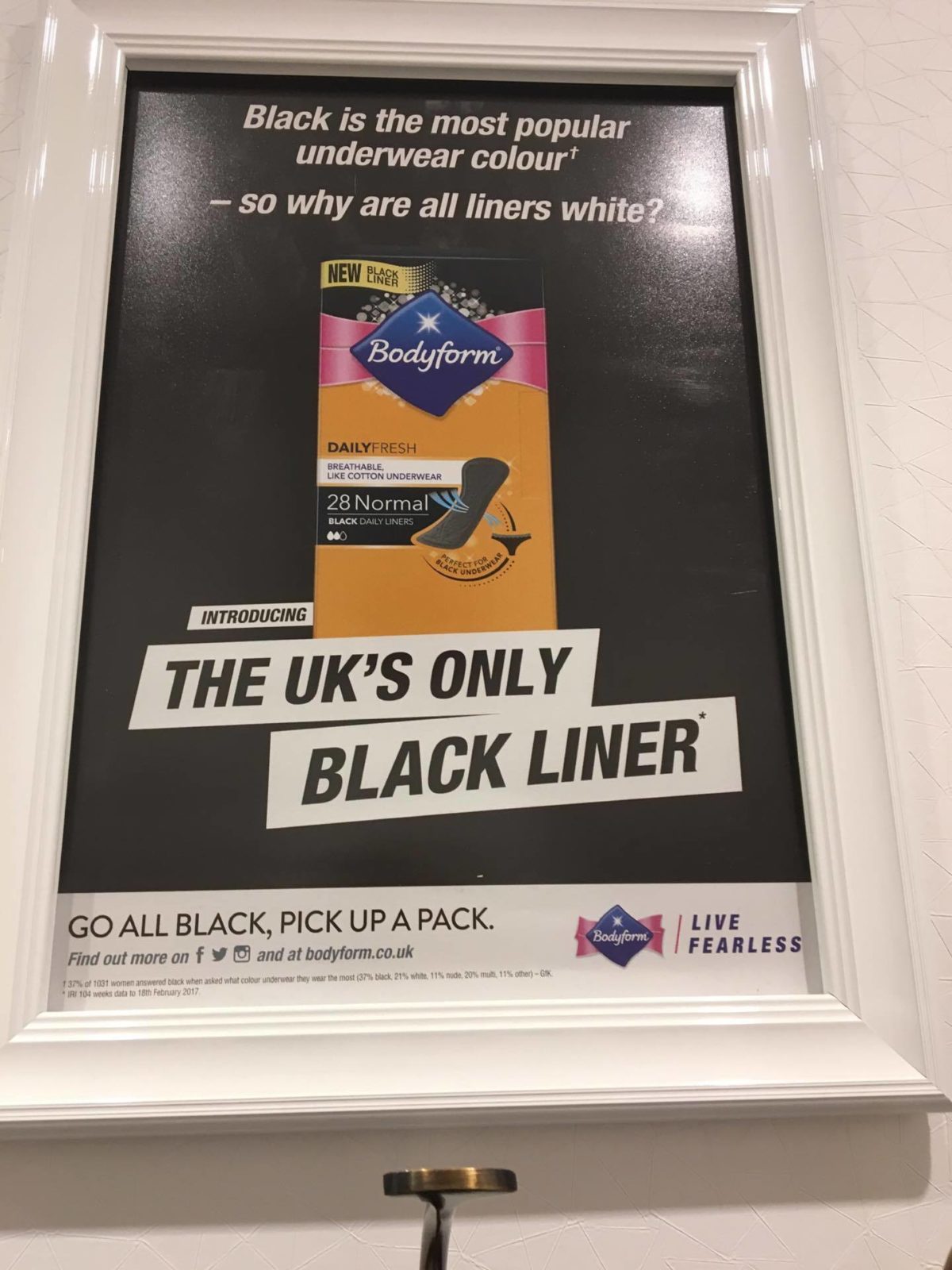 Sunday Review Bodyform Black Pantyliners Autumn's Mummy