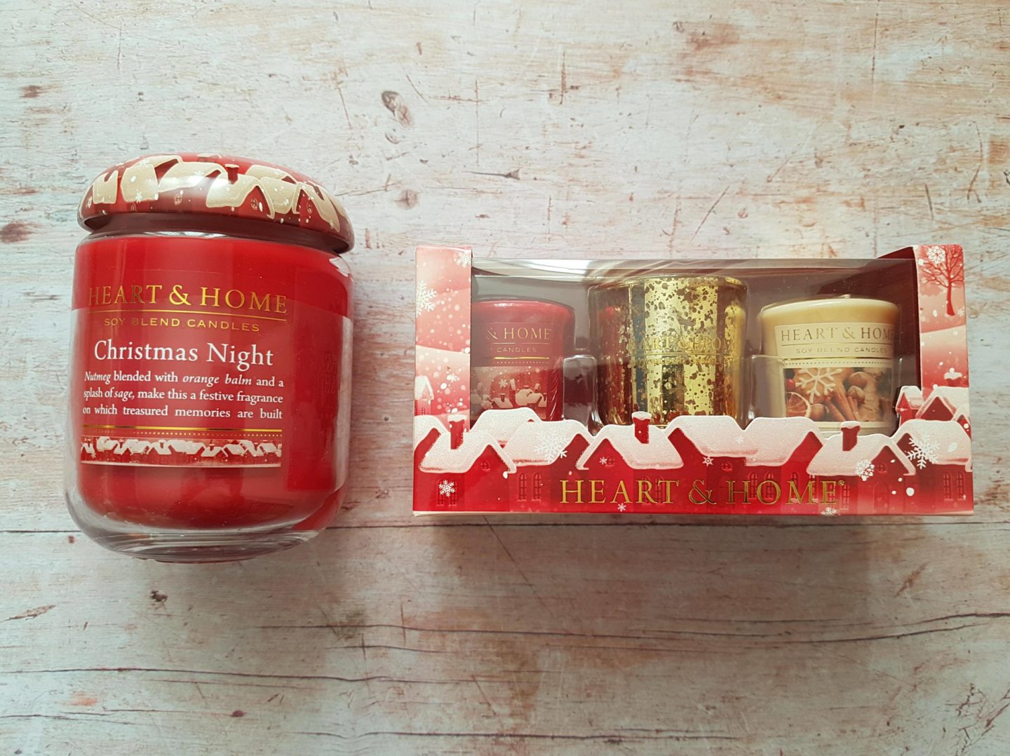 Heart and Home Christmas Candles