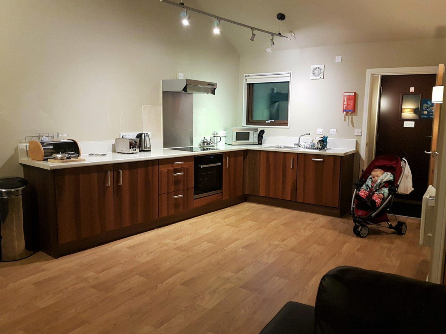 Caldey Lodge kitchen, Bluestone