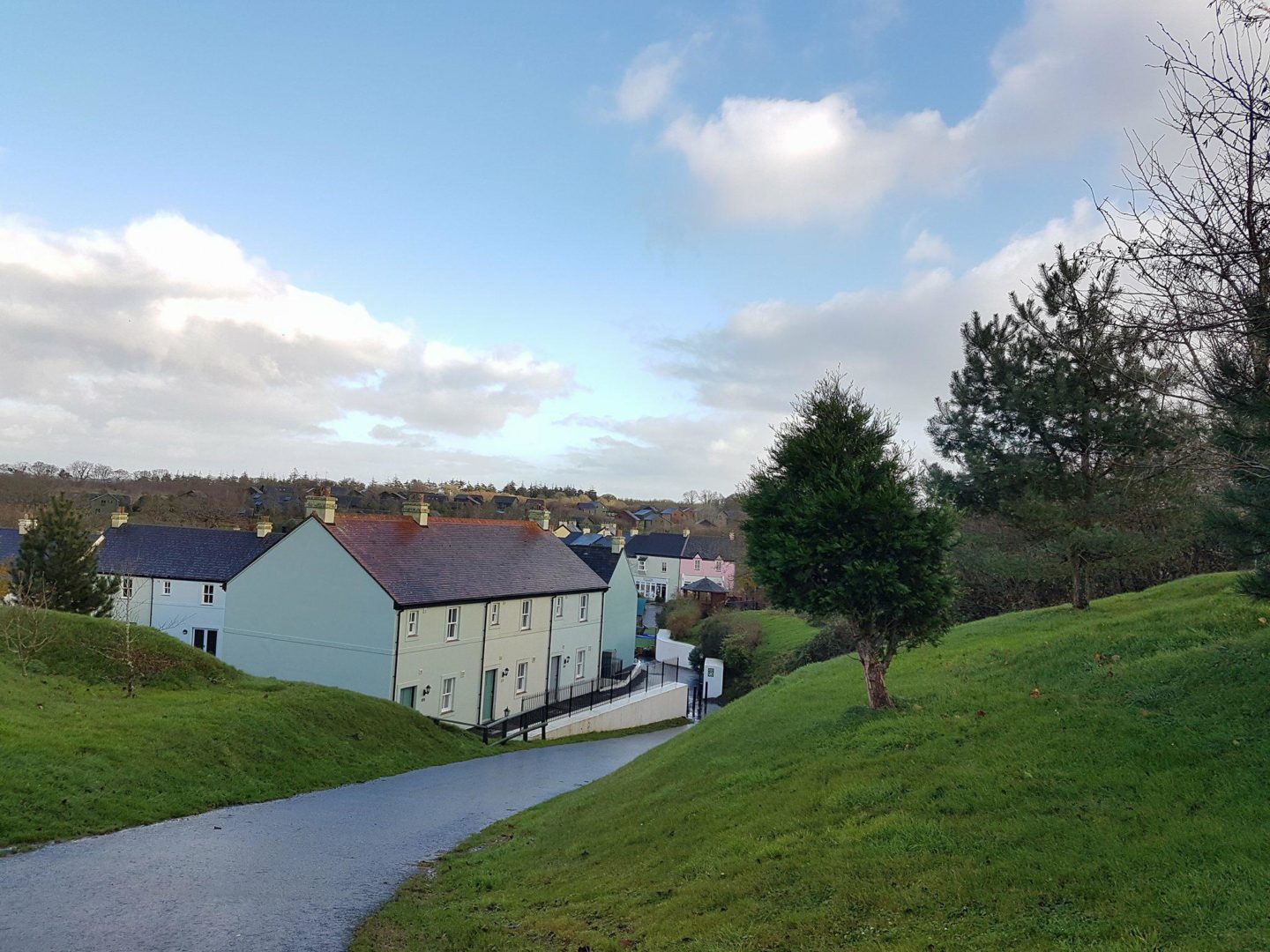 Path to the village, Bluestone Wales