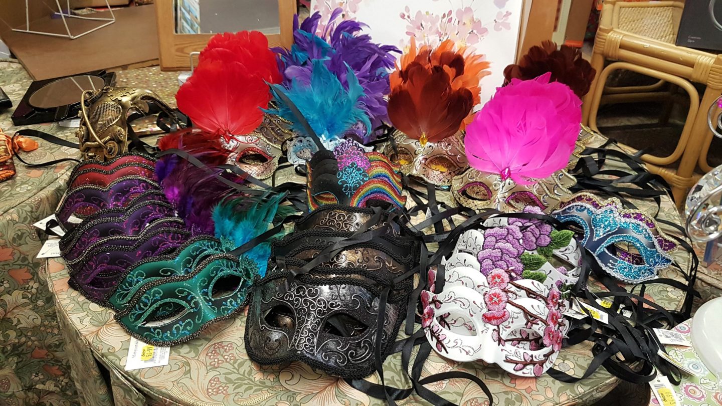 Masquerade ball masks, Munns of Gravesend