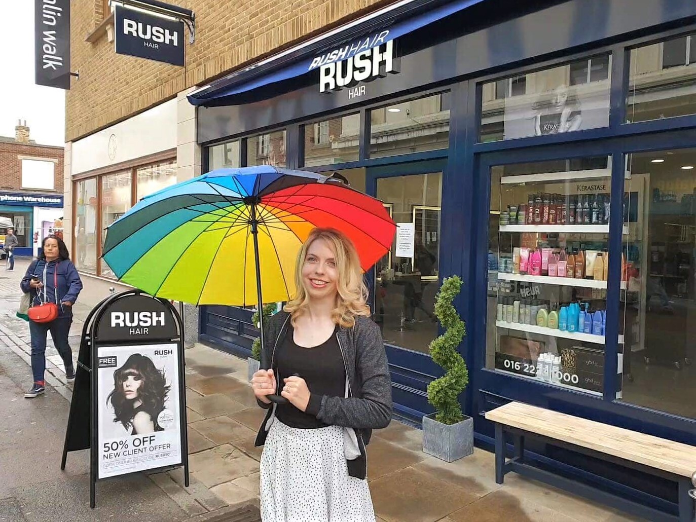 A bouncy blow dry at Rush Hair, Maidstone - Autumn's Mummy