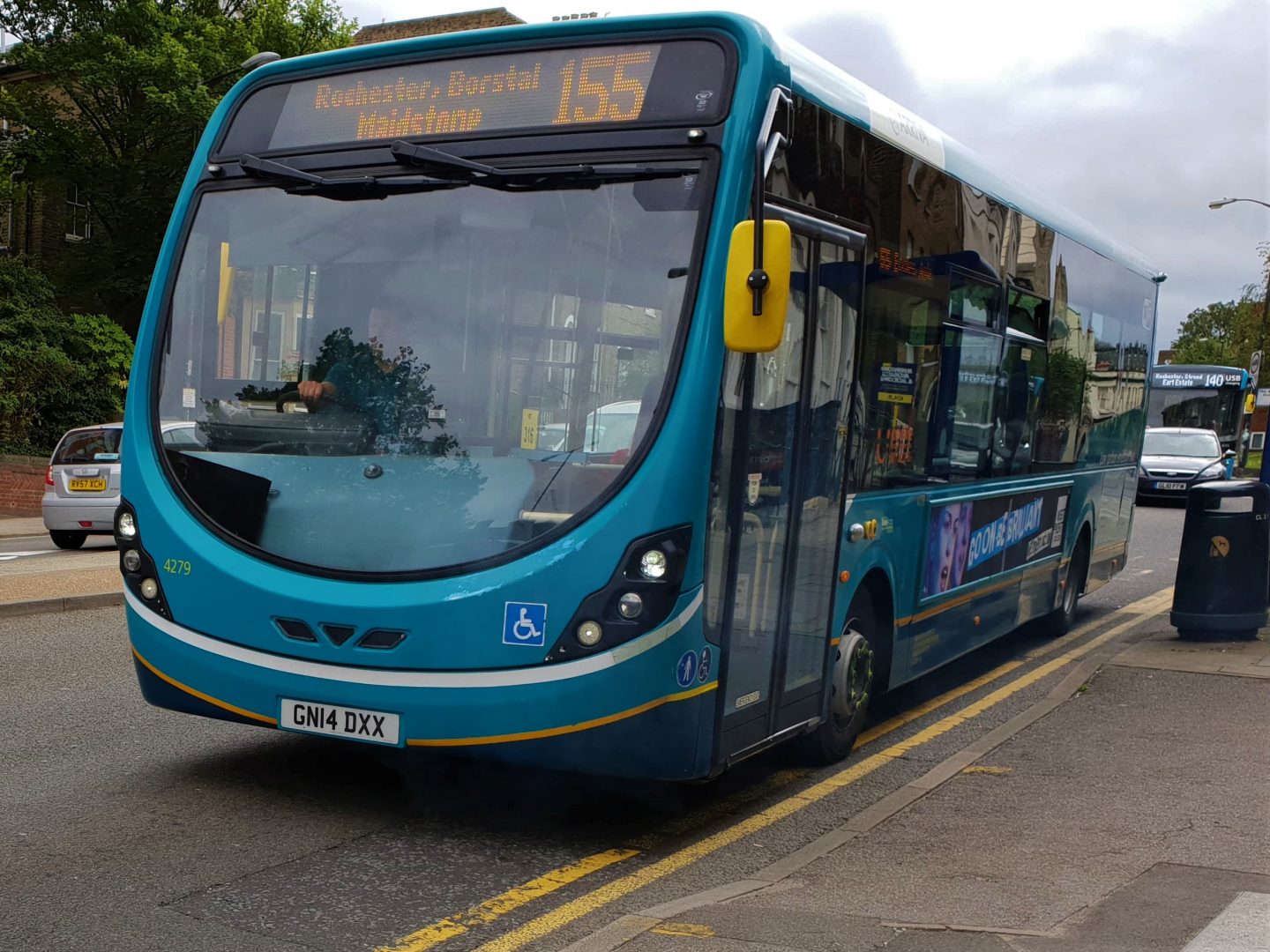 Arriva 155 Chatham to Maidstone bus