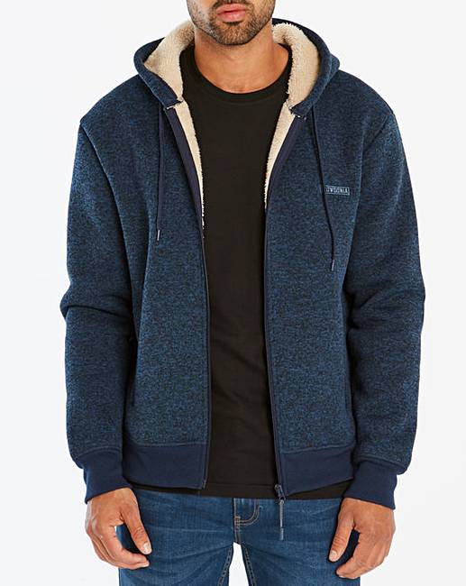 Fleece lined hoodie