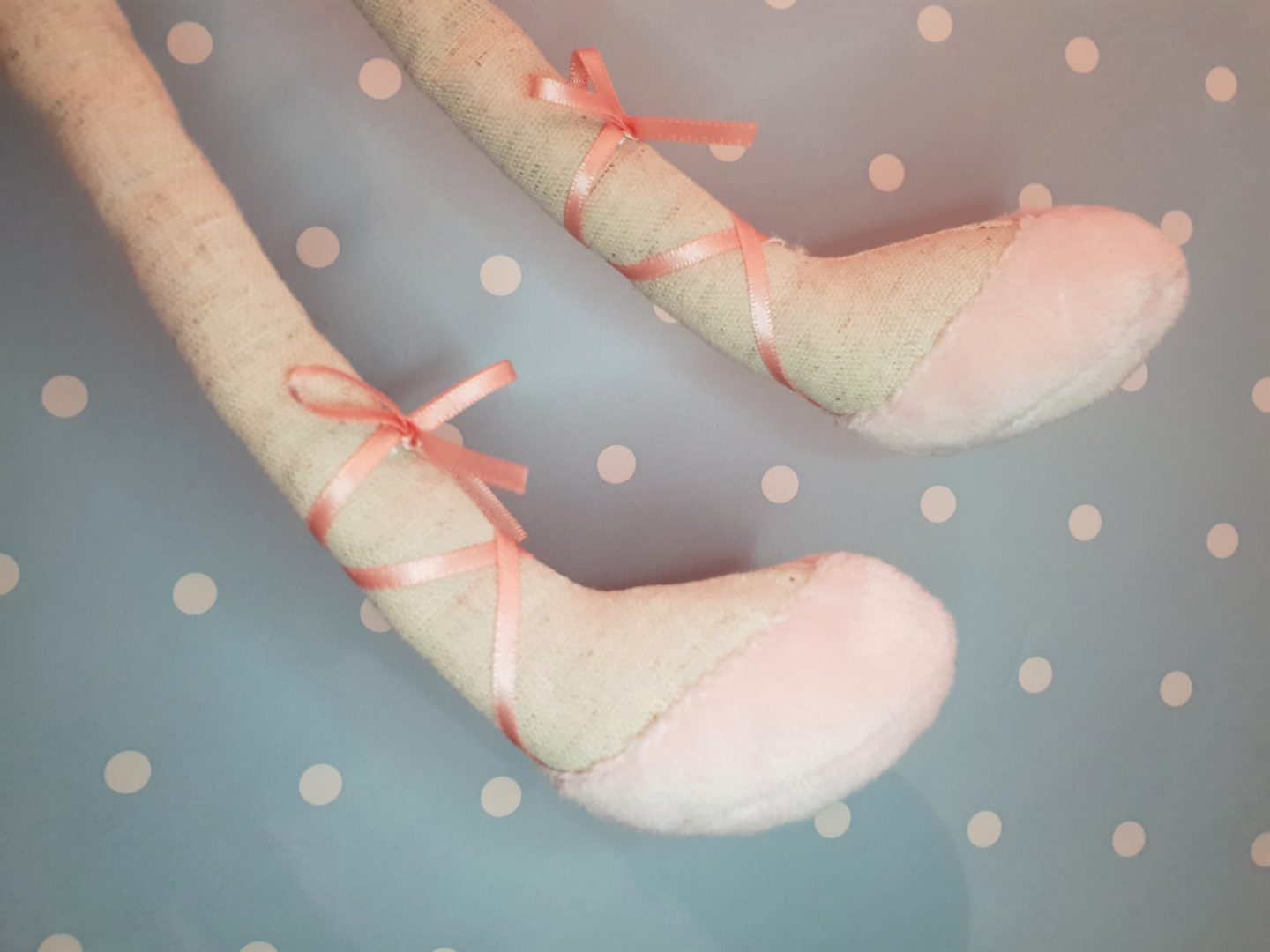 Wilberry Dancer Pink Bunny soft toy ballet shoes