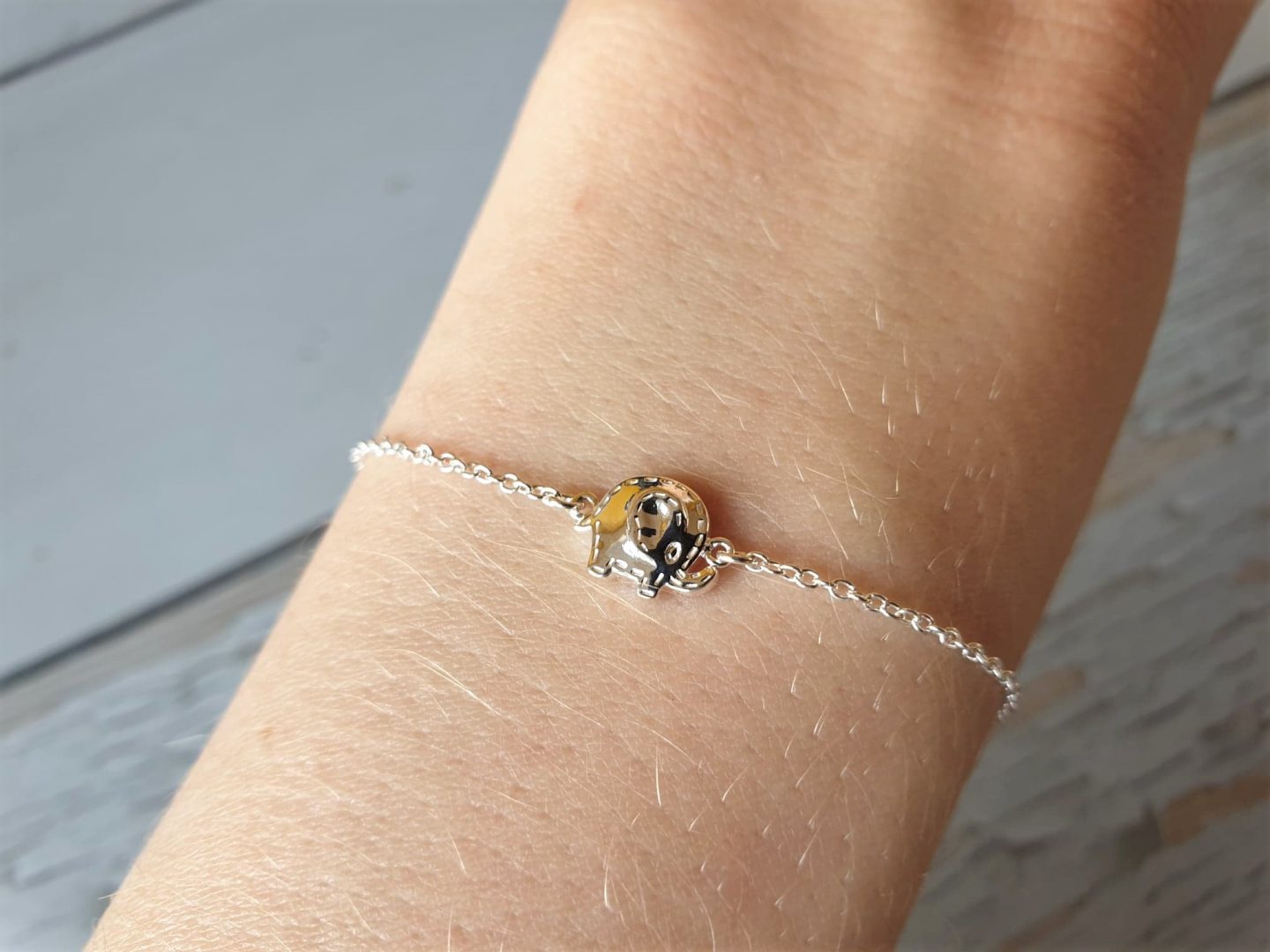 Alder Hey x Wongs silver elephant bracelet