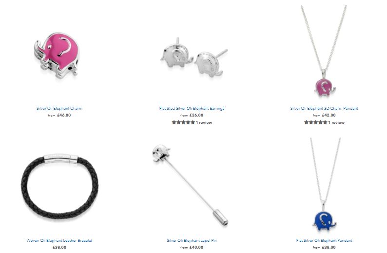 Alder Hey and Wongs collaboration jewellery