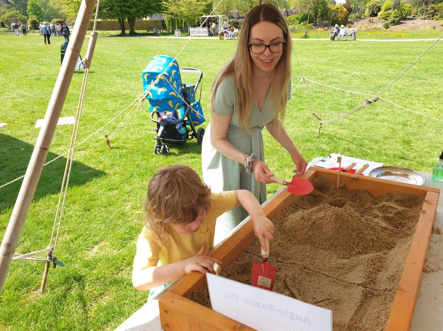 Anglo-Saxon archaeological dig