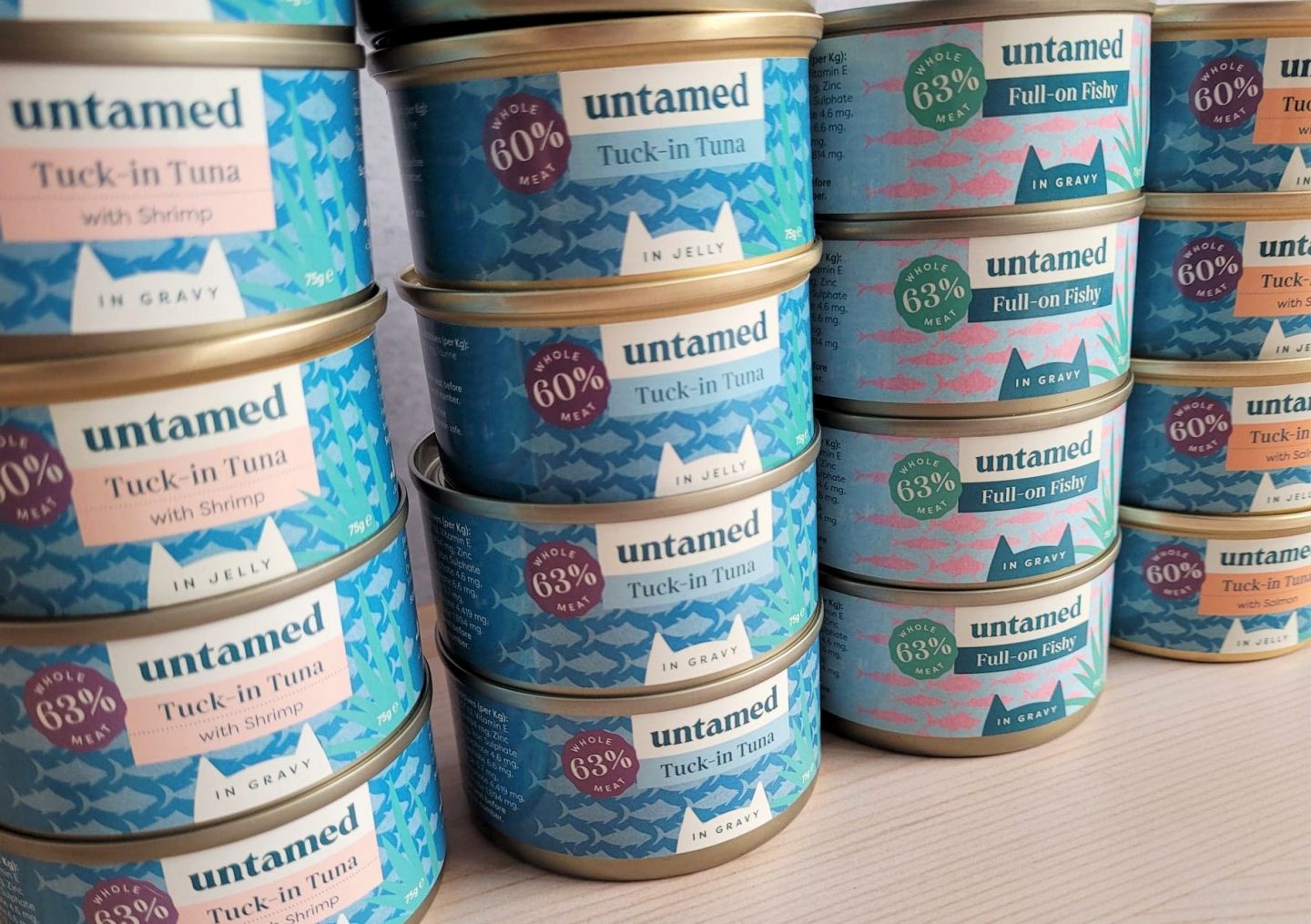 Untamed cat food flavours