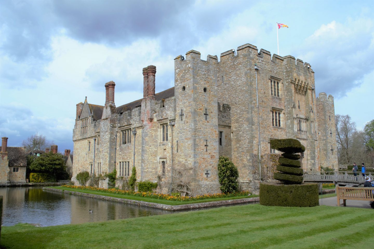 Hever Castle and moat